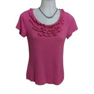 COLDWATER CREEK PINK Ruffles